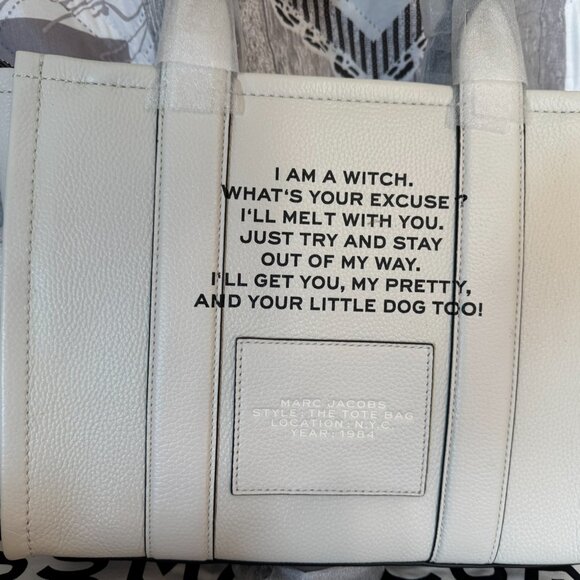 Marc Jacobs The Wicked Witch Leather Medium Tote Bag - Picture 2 of 8